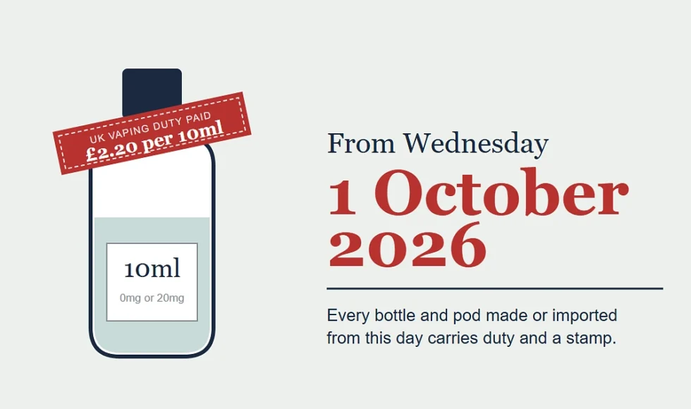 UK’s First Excise Duty on Vaping Products